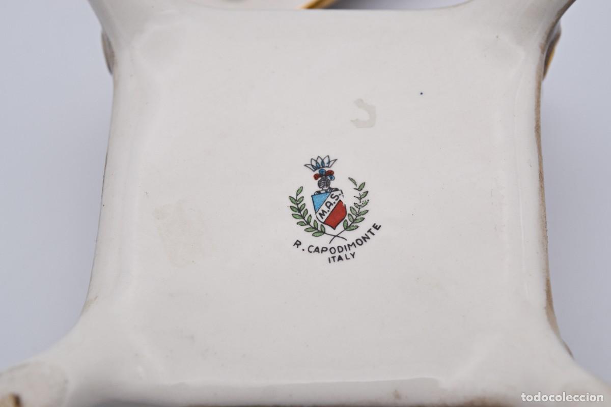 Antig&uuml;edades: Joyero de porcelana Capodimonte - Foto 4