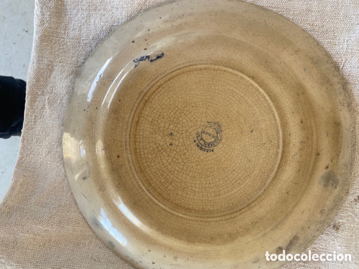 Antig&uuml;edades: Plato cer&aacute;mica sacavem - Foto 2