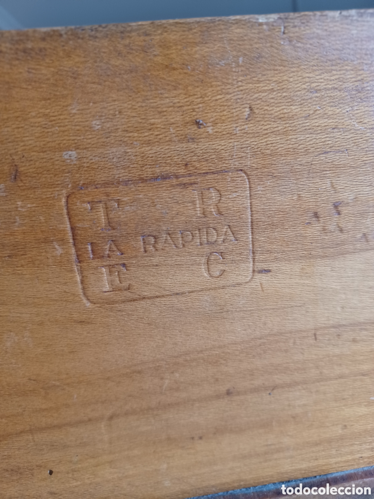 Antig&uuml;edades: Rallador Antiguo de madera -La R&aacute;pida- Funcional y con Historia - Foto 8