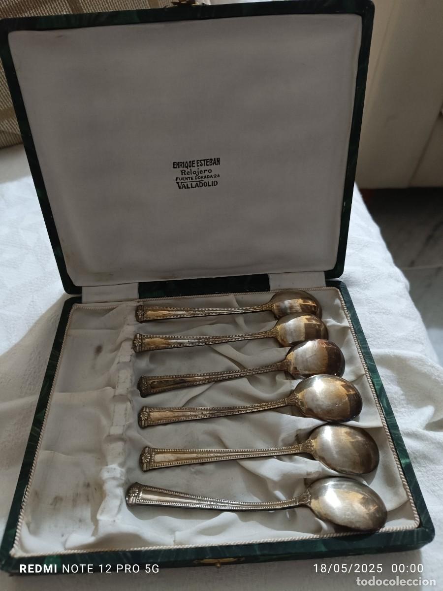 Antig&uuml;edades: Cucharillas de postre - Foto 1