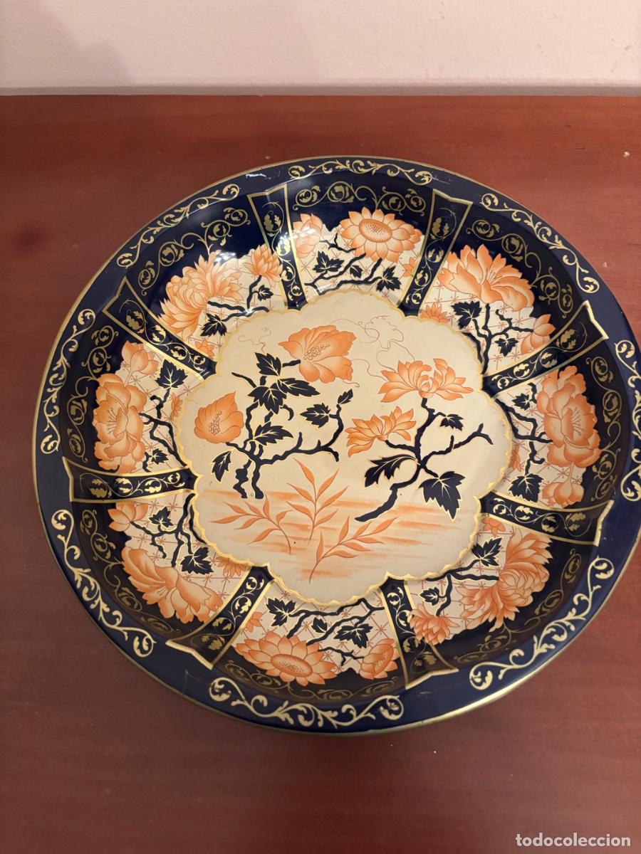 Antig&uuml;edades: Bandeja fuente metal Daher Decorated Ware 1971 - Foto 2