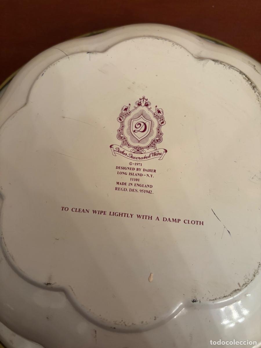 Antig&uuml;edades: Bandeja fuente metal Daher Decorated Ware 1971 - Foto 5