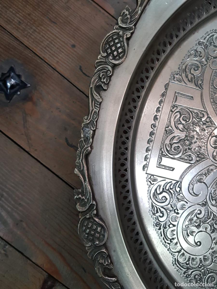 Antig&uuml;edades: ANTIGUA BANDEJA ARABE - Foto 3