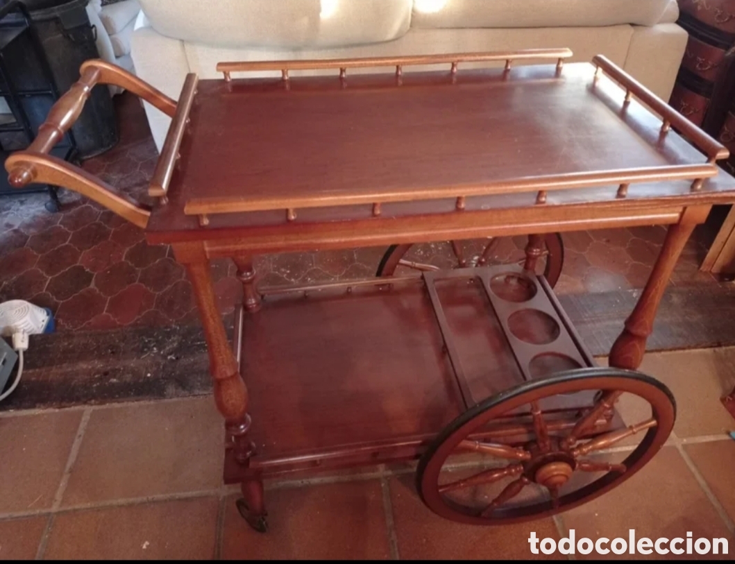 Antig&uuml;edades: Carro camarera para bebidad - Foto 1