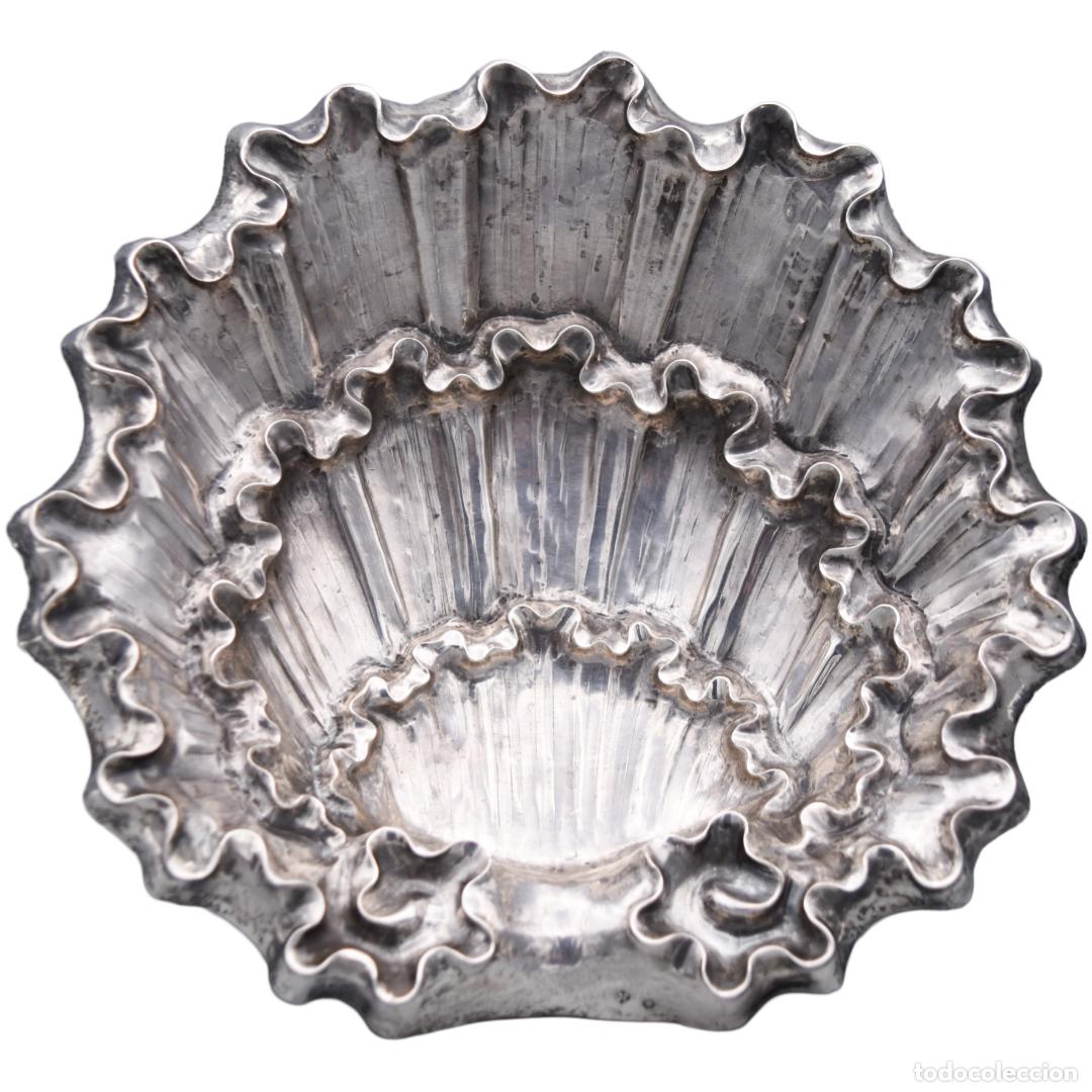 Antig&uuml;edades: Plata - Centro de mesa grande - Concha - Foto 1