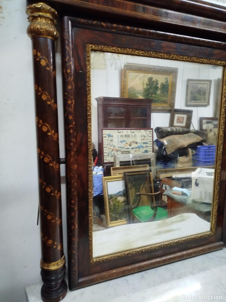 Antig&uuml;edades: Consola fernandina con marqueter&iacute;a - Foto 5