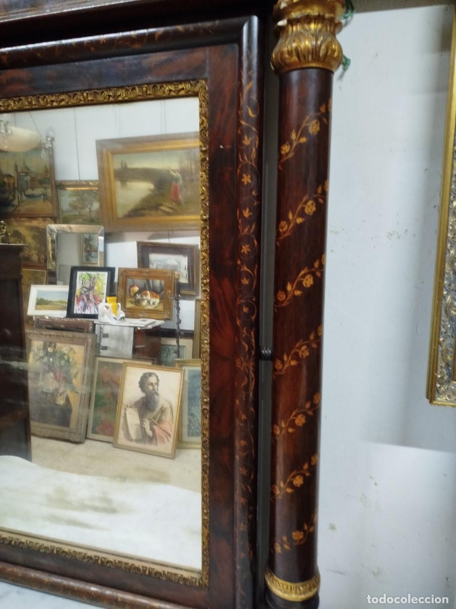 Antig&uuml;edades: Consola fernandina con marqueter&iacute;a - Foto 9