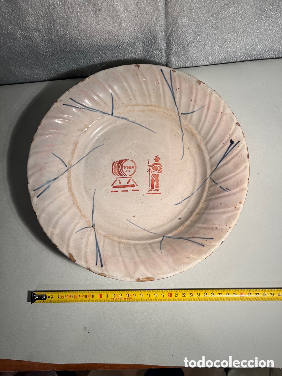 Antig&uuml;edades: Plato siglo XIX espa&ntilde;ol - Foto 1