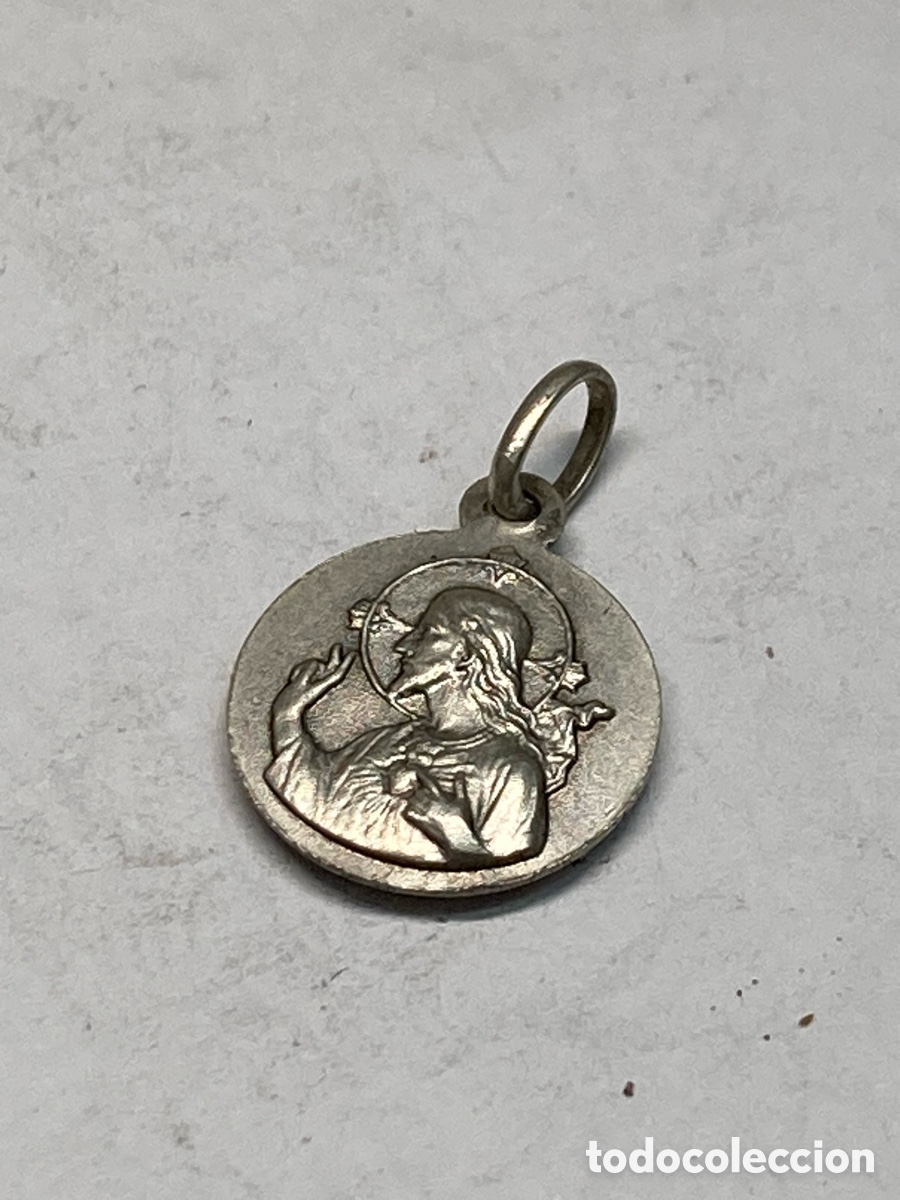 Antig&uuml;edades: Medalla de plata religiosa C332 - Foto 1
