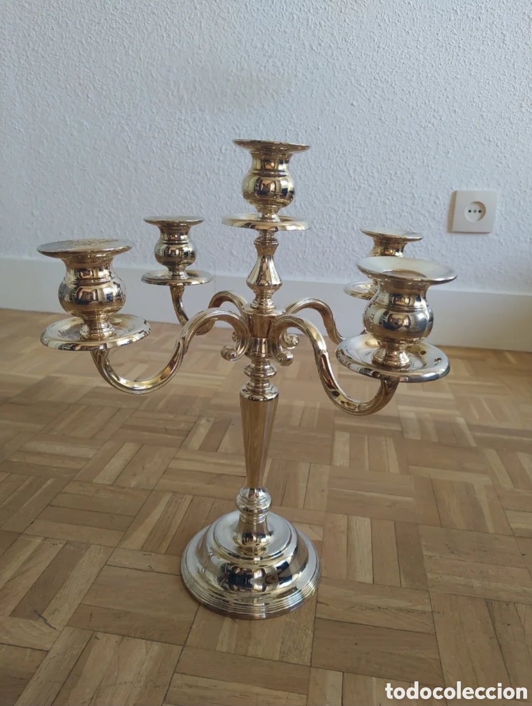 Antig&uuml;edades: Candelabros 5 brazos - Foto 2