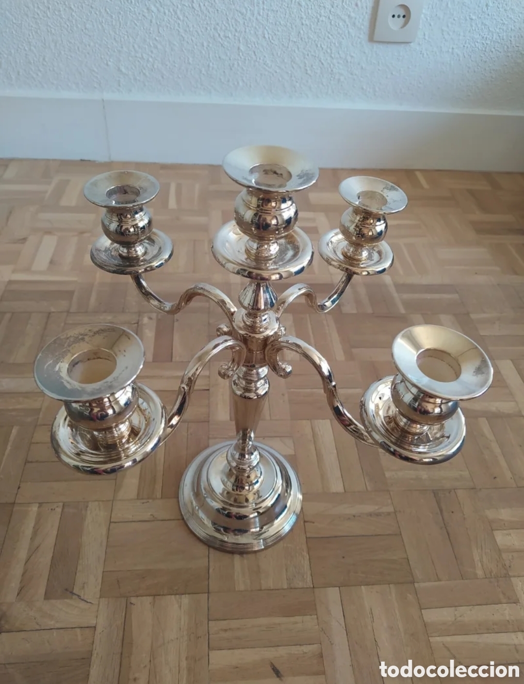 Antig&uuml;edades: Candelabros 5 brazos - Foto 3