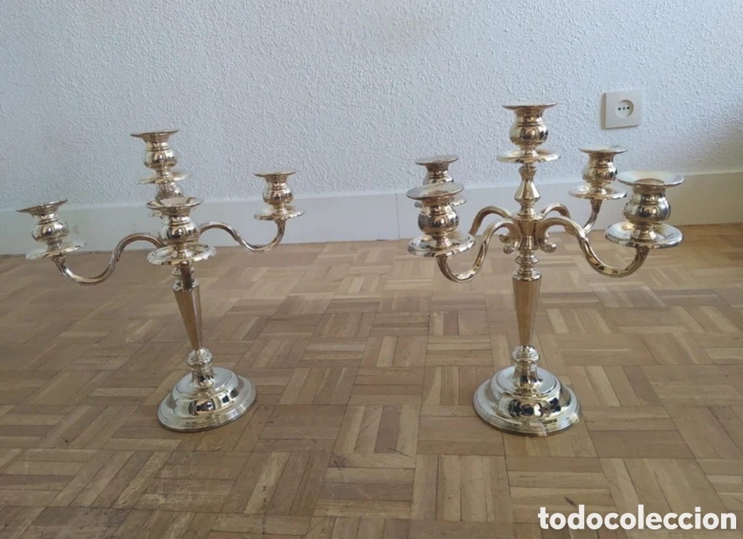 Antig&uuml;edades: Candelabros 5 brazos - Foto 1