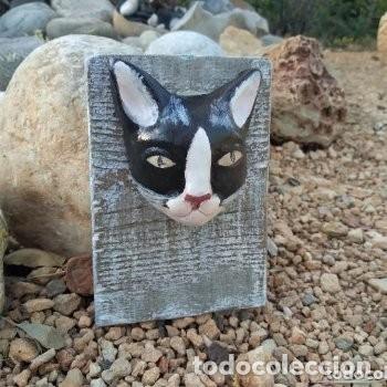 Antig&uuml;edades: perchero gato cer&aacute;mica y madera - Foto 7