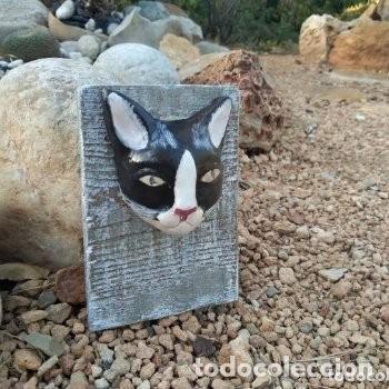 Antig&uuml;edades: perchero gato cer&aacute;mica y madera - Foto 8