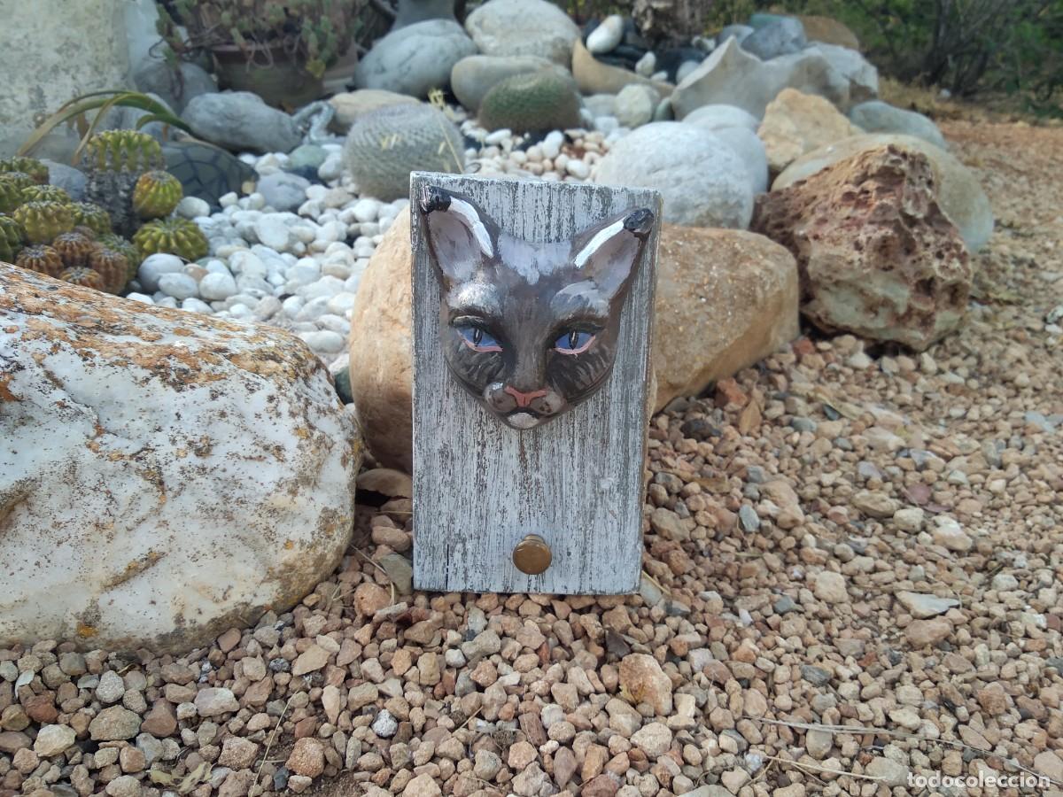 Antig&uuml;edades: perchero gato cer&aacute;mica y madera - Foto 9