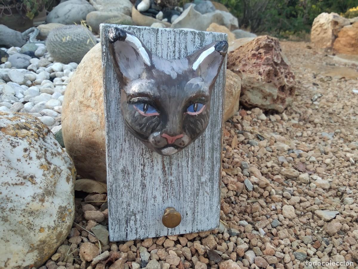 Antig&uuml;edades: perchero gato cer&aacute;mica y madera - Foto 13