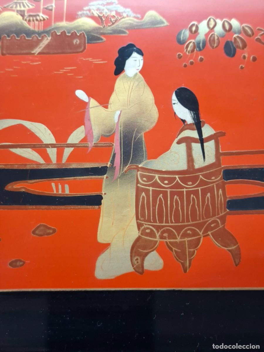 Antig&uuml;edades: BANDEJA CHINA PINTADA A MANO - Foto 4