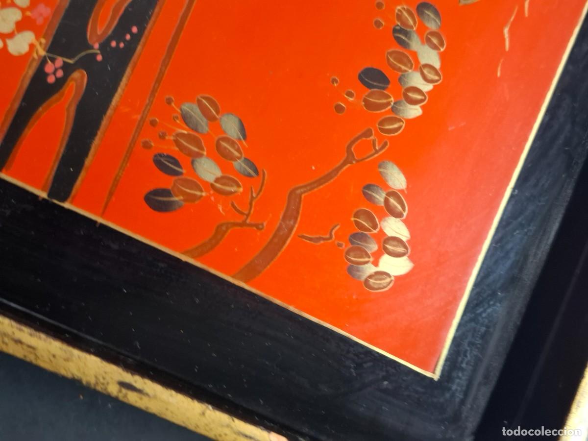Antig&uuml;edades: BANDEJA CHINA PINTADA A MANO - Foto 5