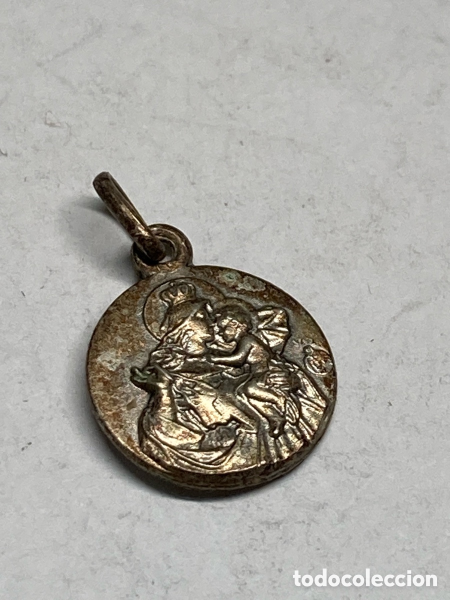 Antig&uuml;edades: Medalla de plata religiosa C332 - Foto 2