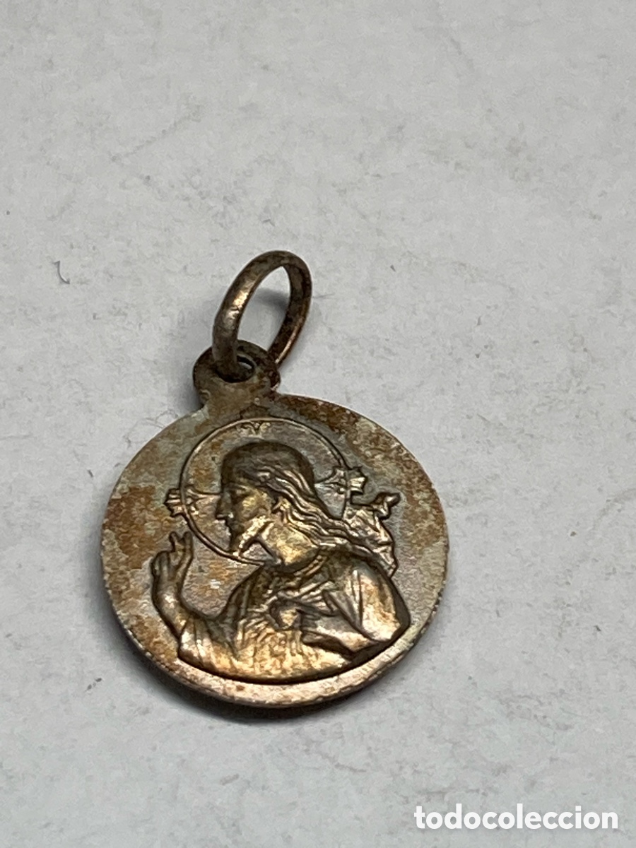 Antig&uuml;edades: Medalla de plata religiosa C332 - Foto 1
