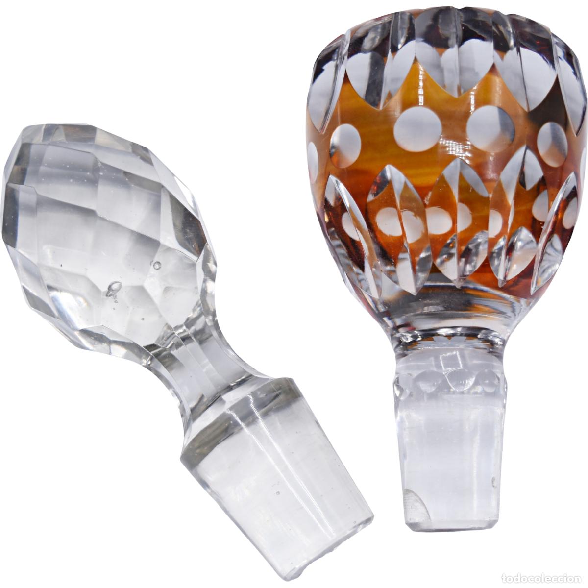 Antig&uuml;edades: Tapones de cristal tallado - Foto 1