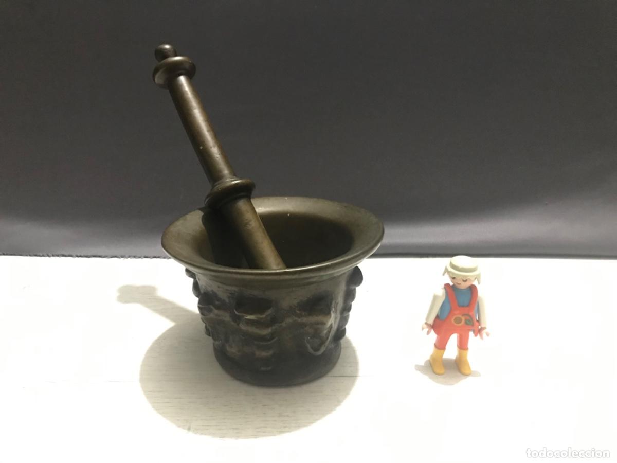 Antig&uuml;edades: Antiguo Almirez o mortero realizado en bronce - Foto 1