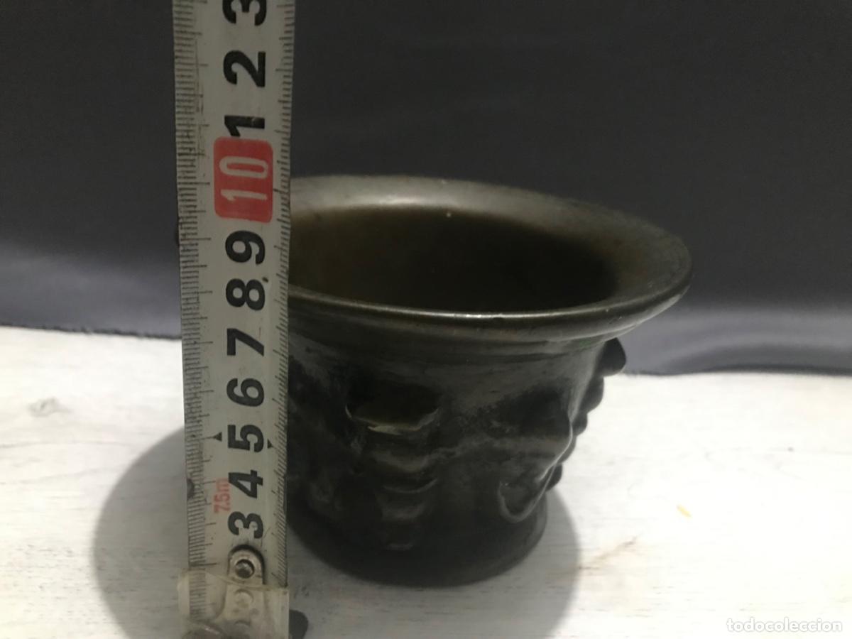Antig&uuml;edades: Antiguo Almirez o mortero realizado en bronce - Foto 12