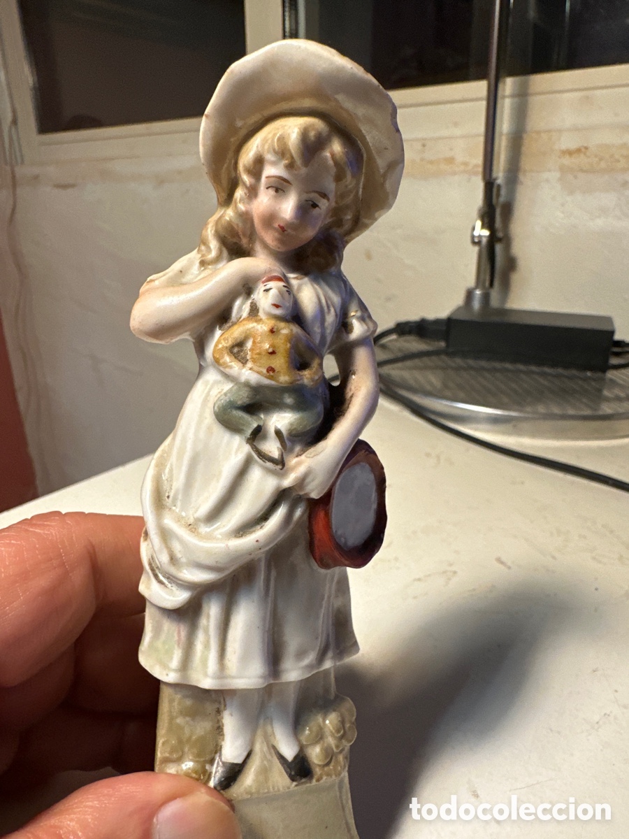 Antig&uuml;edades: PIEZA DE BISCUIT ALEMANA, 15 cm. - Foto 2