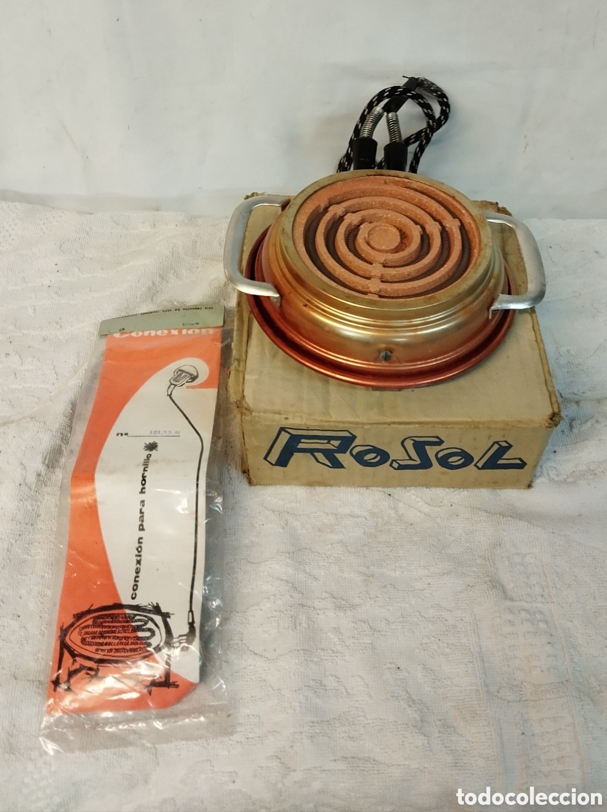 Antig&uuml;edades: HORNILLO EL&Eacute;CTRICO ROSOL - Foto 3