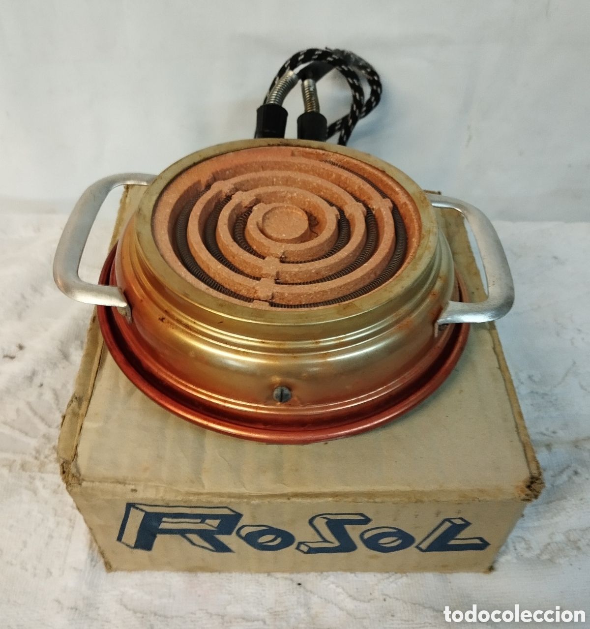 Antig&uuml;edades: HORNILLO EL&Eacute;CTRICO ROSOL - Foto 1