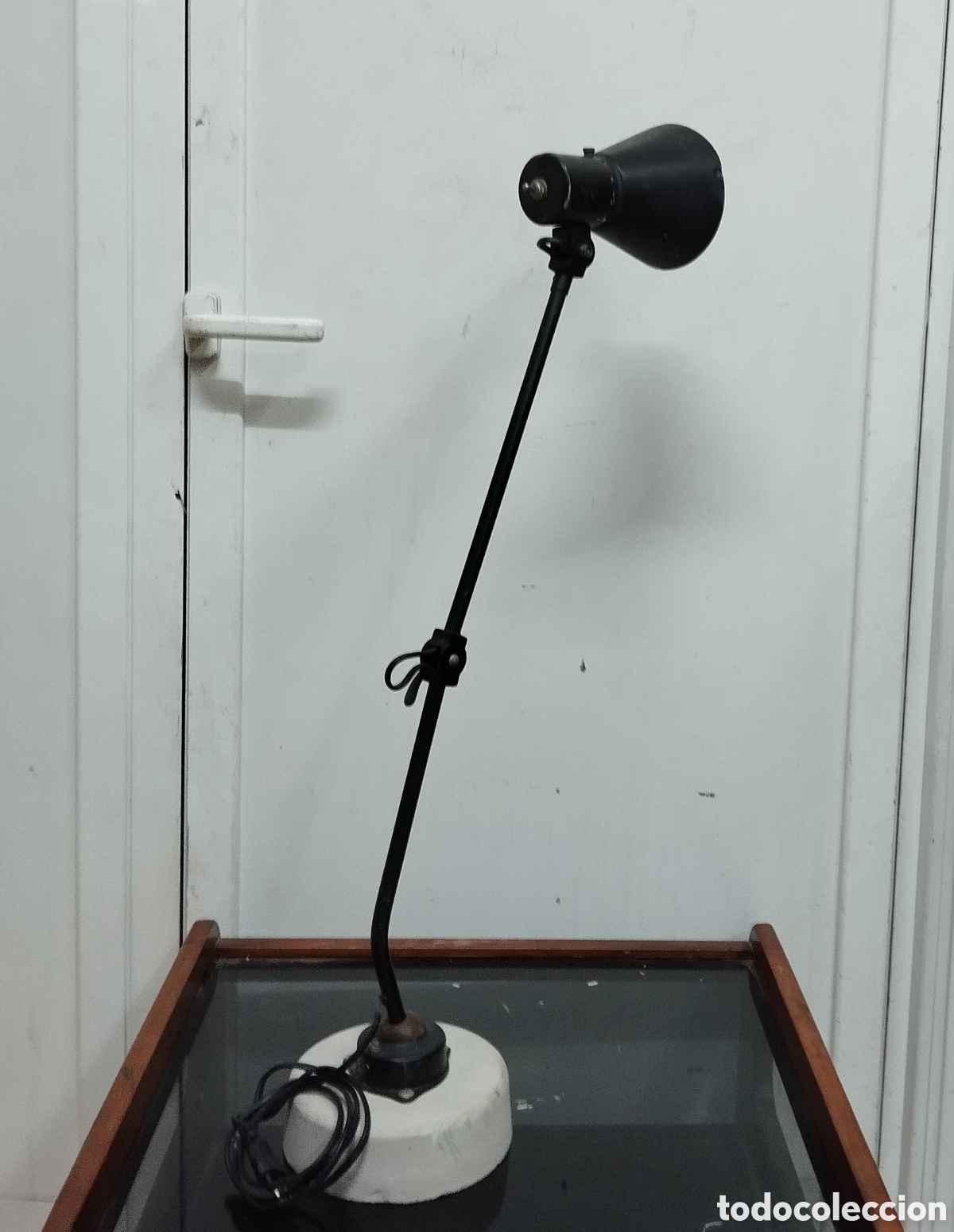 Antig&uuml;edades: L&aacute;mpara industrial articulada - Foto 9