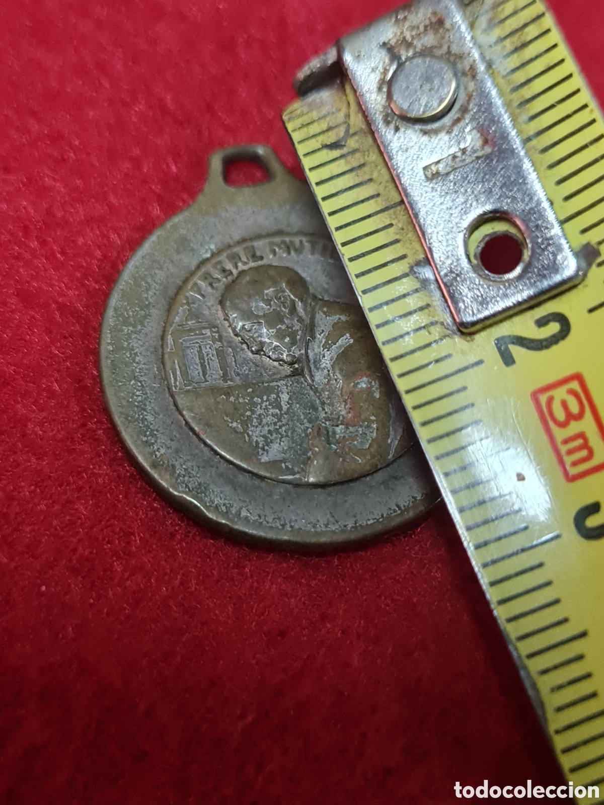 Antig&uuml;edades: Antigua medalla de bronce - Foto 3