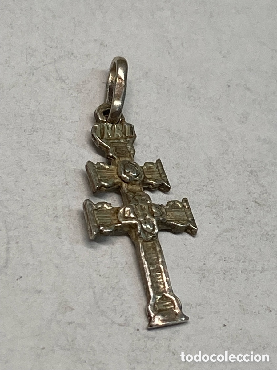 Antig&uuml;edades: Cruz de plata religiosa C333 - Foto 1