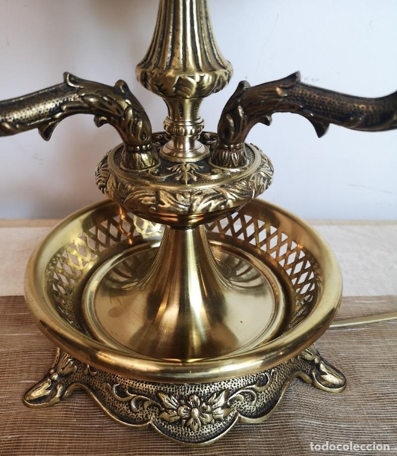 Antig&uuml;edades: L&aacute;mpara de Mesa Francesa - Foto 5