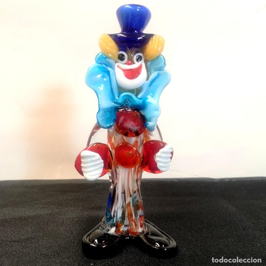 Antig&uuml;edades: Payaso de Cristal Vintage - Foto 1