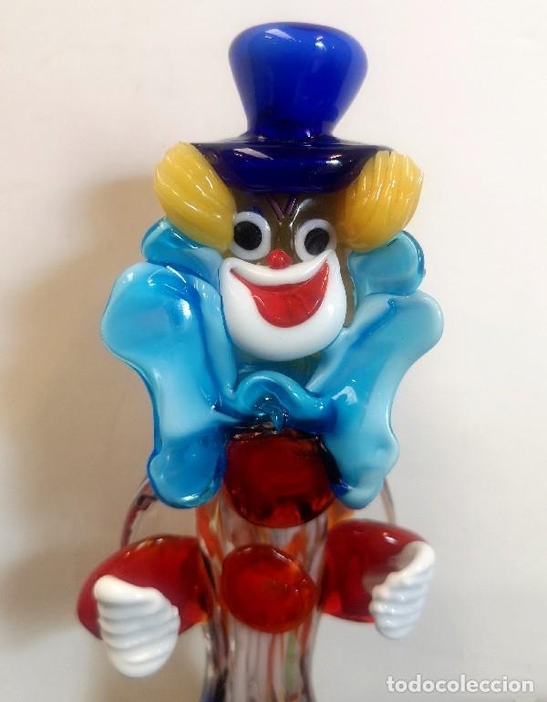 Antig&uuml;edades: Payaso de Cristal Vintage - Foto 2