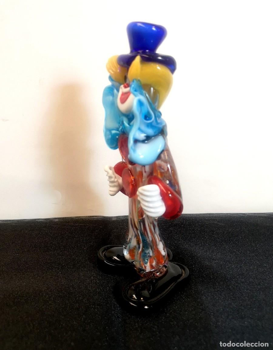 Antig&uuml;edades: Payaso de Cristal Vintage - Foto 3
