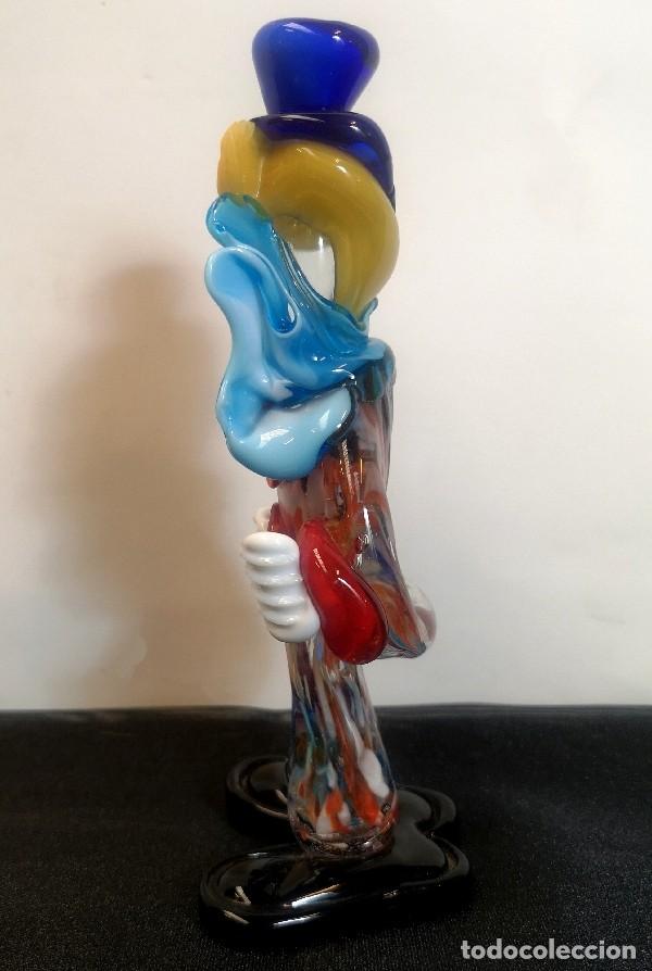Antig&uuml;edades: Payaso de Cristal Vintage - Foto 4
