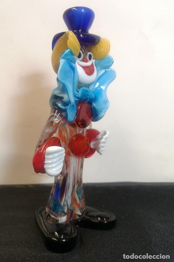 Antig&uuml;edades: Payaso de Cristal Vintage - Foto 6