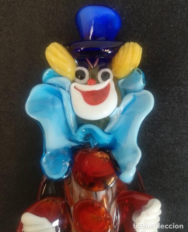 Antig&uuml;edades: Payaso de Cristal Vintage - Foto 8