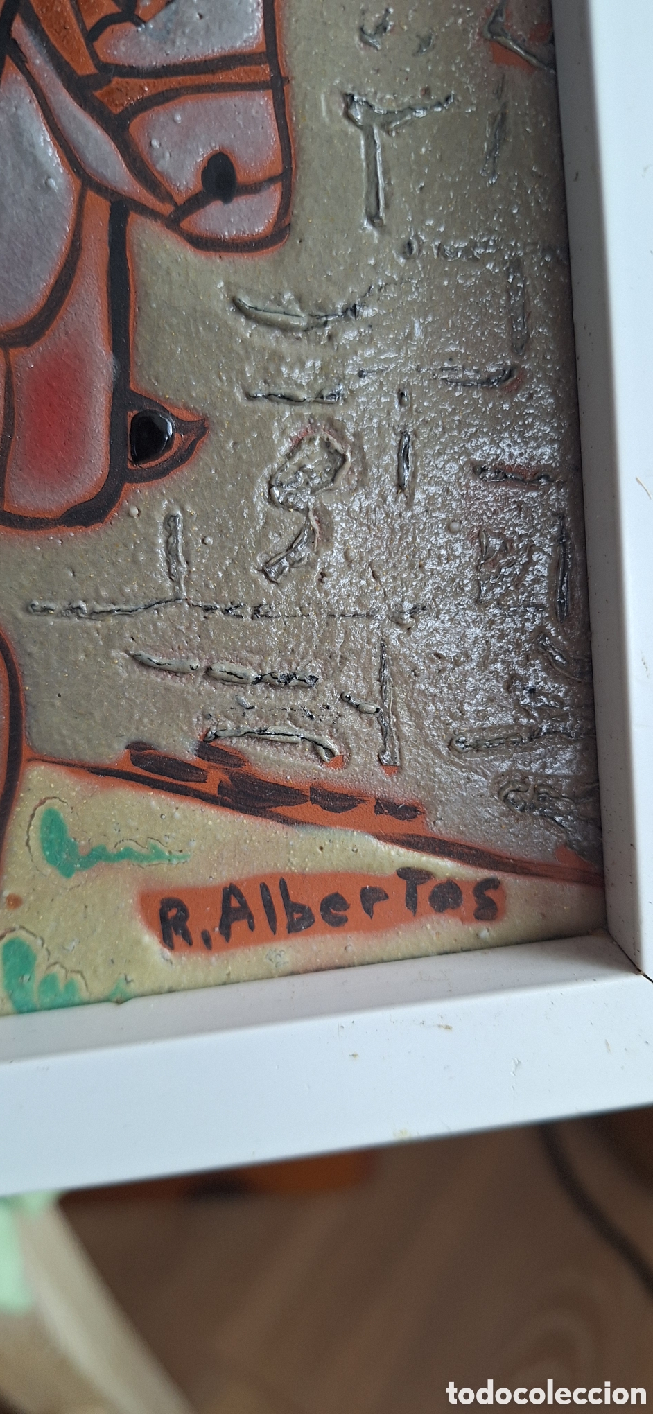 Antig&uuml;edades: Triptico cer&aacute;mica R.Albertos - Foto 3