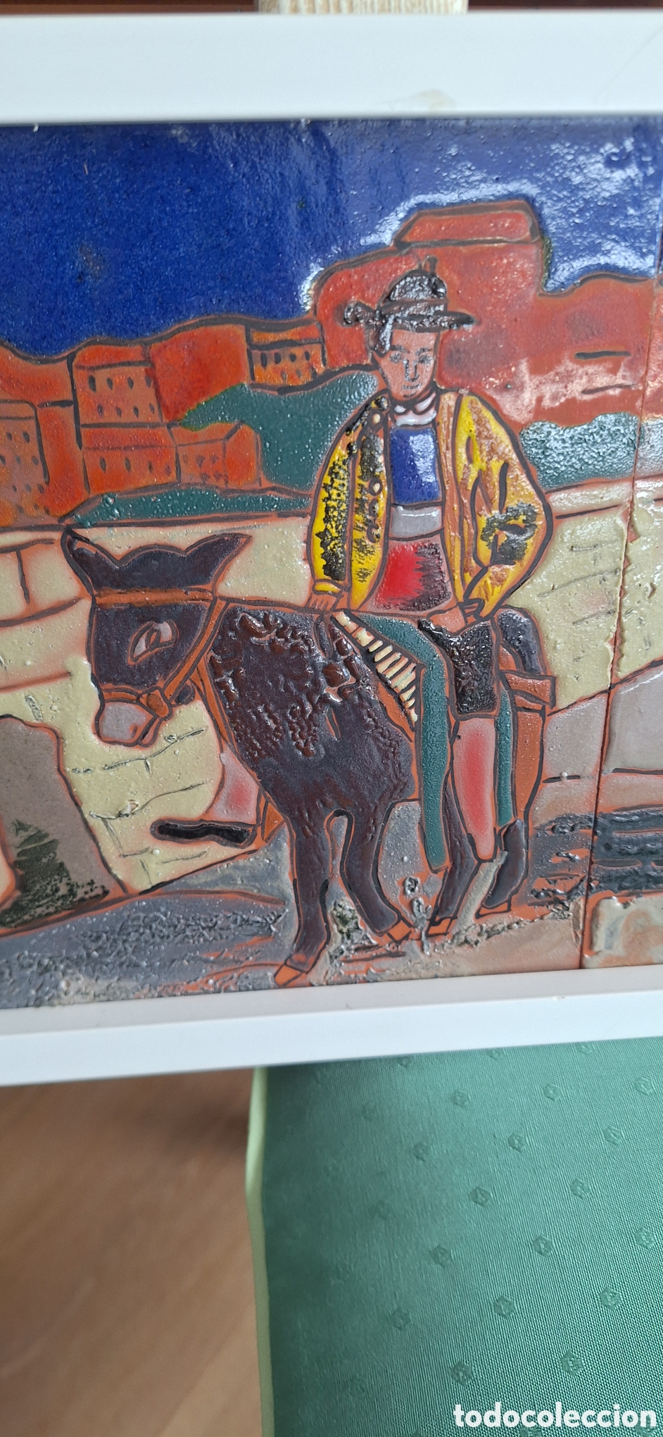 Antig&uuml;edades: Triptico cer&aacute;mica R.Albertos - Foto 4