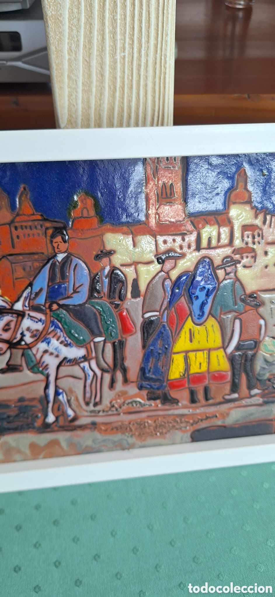 Antig&uuml;edades: Triptico cer&aacute;mica R.Albertos - Foto 2