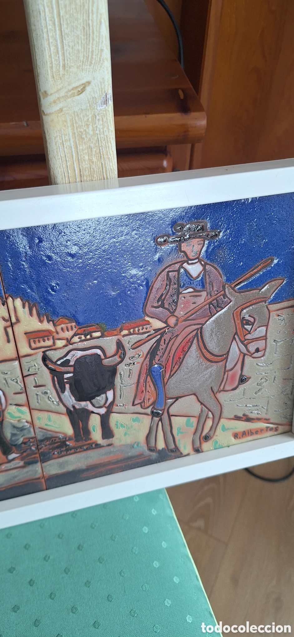 Antig&uuml;edades: Triptico cer&aacute;mica R.Albertos - Foto 5