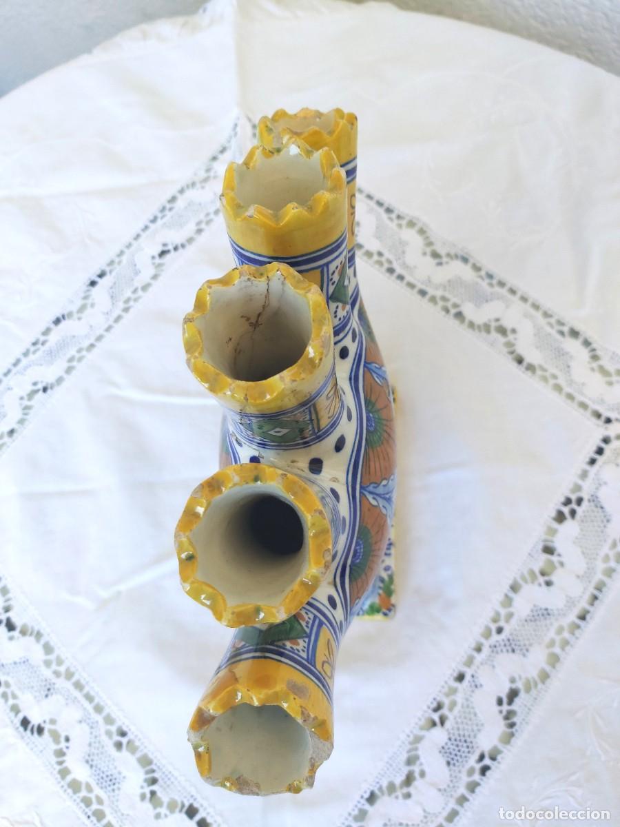 Antig&uuml;edades: JARR&Oacute;N FLORERO CINCO DEDOS - Foto 3