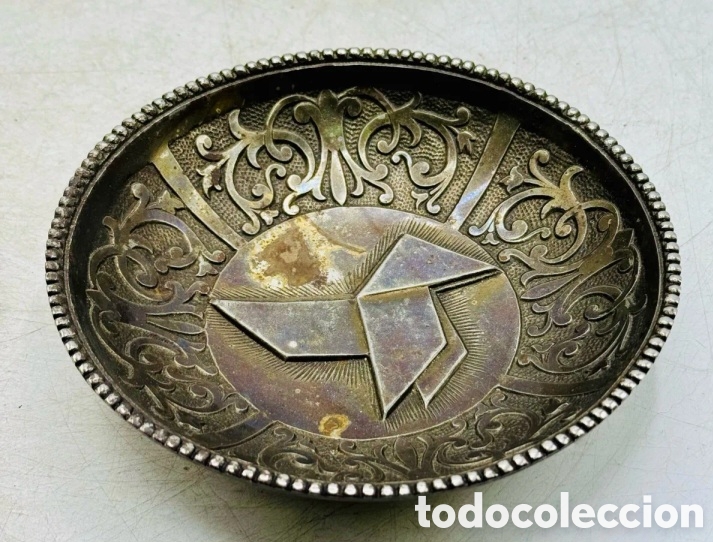 Antig&uuml;edades: Plato decoraci&oacute;n grabado - Foto 1