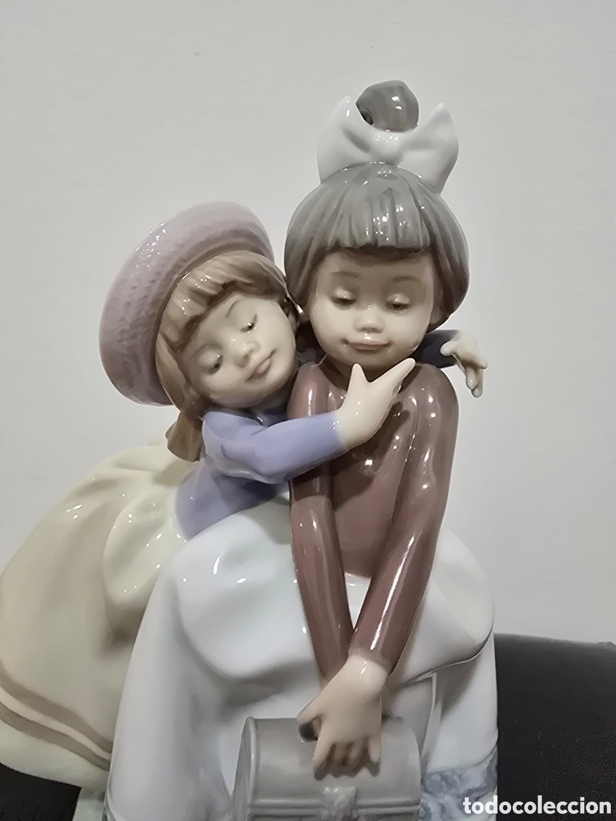 Antig&uuml;edades: Lladr&oacute; Estatuilla de &rdquo;&rdquo;Compartir secretos&rdquo;&rdquo; #5720 - Foto 2