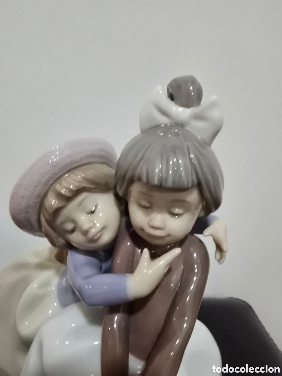 Antig&uuml;edades: Lladr&oacute; Estatuilla de &rdquo;&rdquo;Compartir secretos&rdquo;&rdquo; #5720 - Foto 3