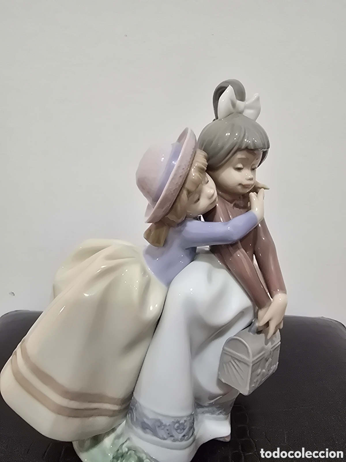 Antig&uuml;edades: Lladr&oacute; Estatuilla de &rdquo;&rdquo;Compartir secretos&rdquo;&rdquo; #5720 - Foto 4