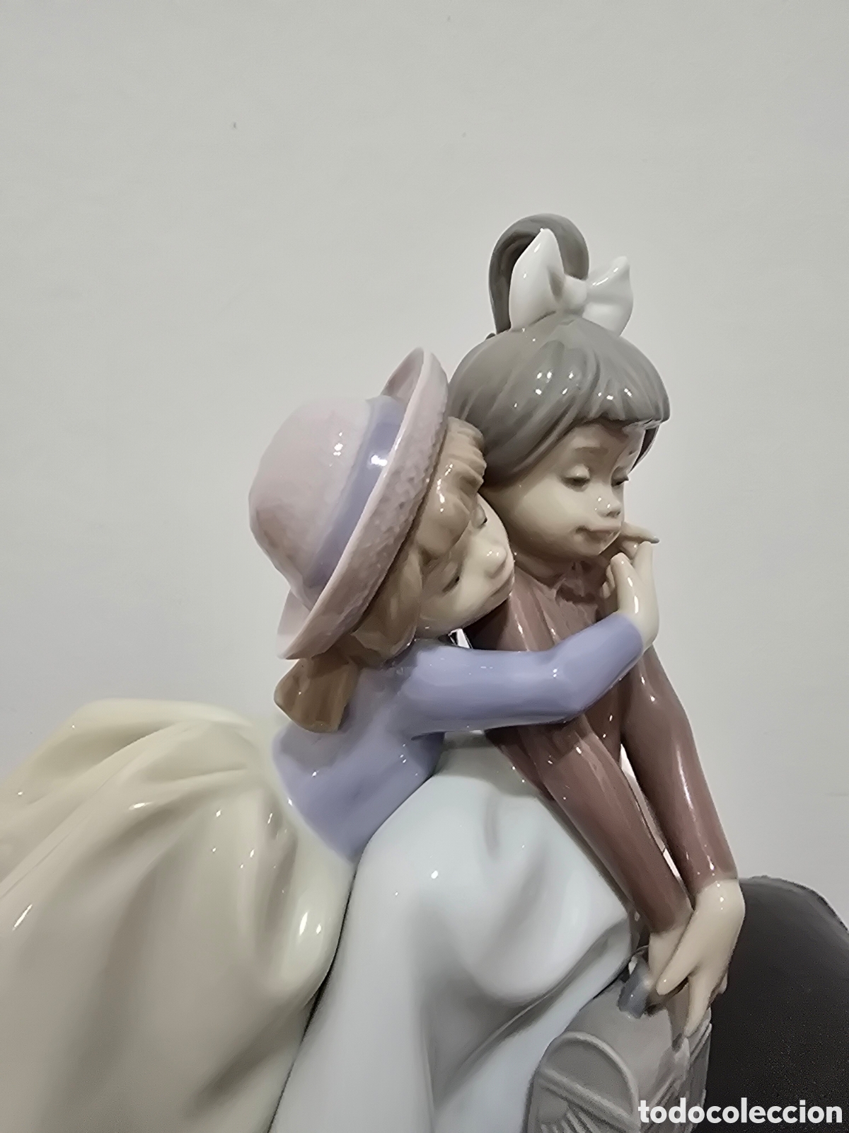 Antig&uuml;edades: Lladr&oacute; Estatuilla de &rdquo;&rdquo;Compartir secretos&rdquo;&rdquo; #5720 - Foto 5